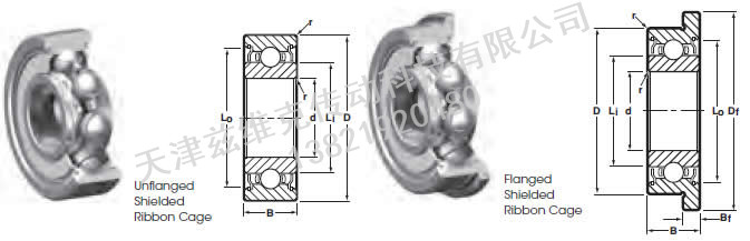 NHBB SSL-940 深溝球軸承圖紙