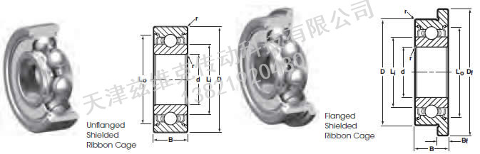 NHBB SSR-930Y04 深溝球軸承圖紙