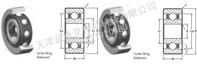 NHBB SSMER-3SD509F 角接觸球軸承圖紙