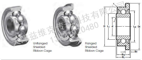 NHBB SSRI-614ZZEE 深溝球軸承圖紙