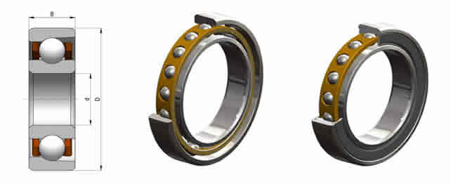 德國HQW角接觸球軸承S30X18M7HY971圖紙