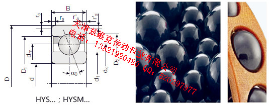 GMNHYS6208CTAUP角接觸球軸承圖紙